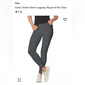 Hue Classic Stretch Denim Leggings